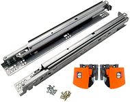 BLUM 21 Inch Drawer Slide, Full Extension, Concealed, Undermount. 563H5330B with 100 Lbs. Weight Capacity and Soft Close for 5/8 inch Thick Drawers. Including: Locking Devices (Pair)