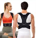 Dorsum Tech Posture Corrector for Women and Men Back Lumbar Support Shoulder Posture Support for Improve Posture Provide and Back Pain Relief (Large)