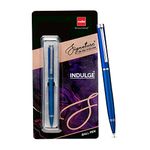 Cello Signature Indulge Ball Pen|Premium Pens|Ideal For Corporate Gifting|Twist Mechanism|Ideal For Gifting|Signature Range Of Pens|Blue