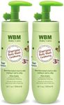 WBM Care 3-in-1 Baby Shampoo, Body Wash & Conditioner (10 oz, Pack of 2) offers a gentle, nourishing formula for baby’s hair and skin, Tear-free and hypoallergenic