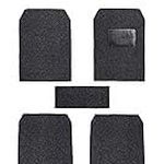 Autoretail Car Grass Foot Mats Compatible for Maruti Suzuki Wagonr Premium Vinyl Washable Car Floor Mat (Black)