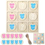 Gender Reveal Table Board Game Wooden Gender Reveal Board with 10 Game Chips 1 Twine and 1 Support Easel Funny Gender Reveal Ideas for Boy or Girl Baby Shower Party Supplies Baby Shower Table Decor