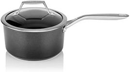 TECHEF - Onyx Collection - 2-Quart Saucepan with Glass Lid, Coated with New Teflon Platinum Non-Stick Coating (PFOA Free) (2-Quart)