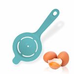 Egg Separator Yolk Separator Divider Egg Yolk White Filter with Hooked Handle Perfect for Muffins Meringues Mousse Cakes Cookies Home Kitchen Gadgets Cooking Baking Tool Assorted Colors (1Pc)