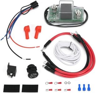 12V UTV Dual Battery Isolator Connect & Monitor Kit Fit for Honda Pioneer 1000/700/500 Talon & Polaris General 1000, Ranger 400/570/800/900 Replace# UTV-SBI-CM