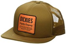 Dickies Men's Supply Company Trucker Hat, Brown, One Size