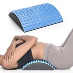 FOVERA Gel Back Stretcher Lumbar Traction for Upper & Lower Back Pain Relief, Lumbar Support, Sciatica Nerve, Spinal Stenosis, Posture Correction, Back Excercise, Back Cracker