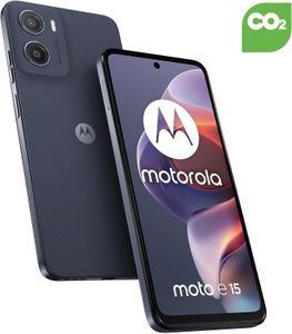 Motorola E15 Smartphone, 2GB RAM 64GB Storage – Denim Blue