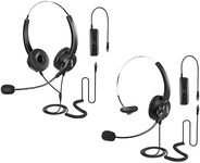 AGPTEK Binaural Headset Bundle with