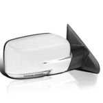 Spec-D Tuning LED Signal Power Heat Chrome Fold Right Passenger Side Mirror Compatible with 2009-2012 Dodge Ram 1500