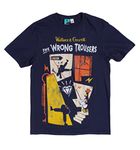 TruffleShuffle Wallace and Gromit The Wrong Trousers Diamond Heist Navy T Shirt