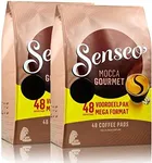 Senseo Mocca Gourmet Light Roast Coffee Pods – 96 Count (2 Packs of 48) – Silky & Smooth Flavor with Rich Crema – Single-Serve Coffee Pads Compatible with Senseo & PeleCom Machines – Imported from the Netherlands
