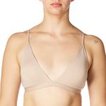 Calvin Klein Women's Form to Body Lightly Lined Triangle Bralette, Cedar, Small