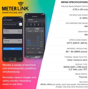 Flir MR160 Moisture Meter – Infrared Guided Measurement Tool