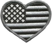 Gadsden and Culpeper Tactical Heart USA Patch-Black