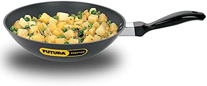 Hawkins Futura Nonstick Deep-Fry Pan (Stir-Fry Pan) 2 L, 26 cm, 3.25 mm (Black)