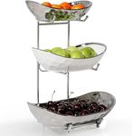 Fruit Bowl, 3 Tier Ceramic Fruit Ba