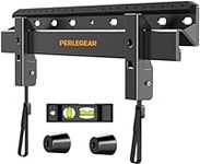 Perlegear Studless TV Wall Mount for Most 24-55 Inch TVs up to 100 lbs, No Stud TV Mount, Drywall TV Bracket with Max VESA 400x400mm, No Drill, Easy Install, Low Profile, PGMT7