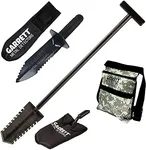 Garrett Razor Relic Shovel, Garrett Edge Digger, and Camo Digger's Pouch