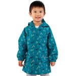 JAN & JUL Waterproof Rain Jacket, Raincoat with Hood for Toddlers (Summer Camp, Size 3T)