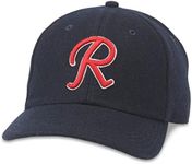 AMERICAN NEEDLE Archive Legend Seattle Rainiers MiLB Baseball Team Adjustable Buckle Strap Dad Hat (21005A-SER-NAVY)