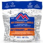 Mountain House Beef Stroganoff Pouch| Freeze Dried Backpacking & Camping Food | Survival & Emergency Food | Entree Meal | Easy to Prepare | Delicious and Nutritious | Single Pouch