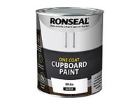 Ronseal One Coat Cupboard Paint White Gls 750ml,RSLOCCWG750