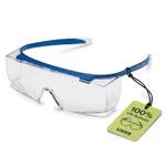 Uvex Super OTG Overglasses - Glasses Protection Goggles - Anti-Fog - Scratch and Chemical Resistant