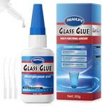 Super Glue for Glass Repair, 30g Super Instant Glass Glue, Clear Adhesive Glue for Glass Repair, Acrylic, Jewelry, Rhinestone, Crystal, Art, Mirror, Craft, DIY