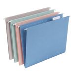 Pendaflex Hanging File Folders, Letter Size, Assorted Colors for Home, Office Filing Cabinet, 1/5-Cut Adjustable Tabs, 25 Per Box (81698)