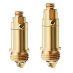 2 PCS Replacement Sink Basin Bath Waste Taps Pop Up Click Clack Plug Bolt Sink Drain Stopper Plug Brass Bolt Spring Pop Up Plug for Basin Drain Stopper Pop Up Drain Bolt Sink Plugs Replacement