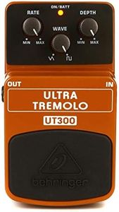 Behringer ULTRA TREMOLO UT300 Classic Tremolo Effects Pedal, Orange