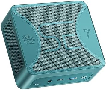 Beelink SER7 Mini PC, AMD Ryzen 7 7840HS(4nm, 8C/16T) up to 5.1GHz, Mini Computer 32GB DDR5 RAM 1TB M.2 NVME SSD, Desktop PC 4K@144Hz Quad Display, Mini Gaming Computer WiFi6/BT5.2/2.5Gbps/W-11 Pro