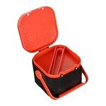 Yardwe Fishing Tackle Box Worm Box Portable Bait Plastic Small Fishing Bucket