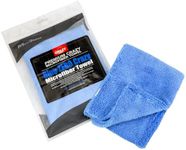 Maxshine 16”x24” Universal 12-Pack Blue Microfiber Towel - 380GSM Zero Crazy Edgeless - Professional Rinse-Free, Scratch-Free Drying Towels for Cars - Perfect for Car Detailing