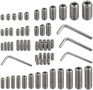400pcs Stainless Steel Metric Hex Socket Set Screws Assortment Kit