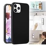 Omio for iPhone 11 Pro Antigravity Case Magical Nano Sticky Technology Protective Cover for iPhone 11 Pro Case Soft TPU Dirtproof Anti-Slip Anti-Scratch Shell for iPhone 11 Pro Silicone Case Black