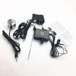 QAWACHH Wall Listening Device, Spy Ear Device, Wall Sound, Wiretap Device, Enhanced Version Super Sensitive Listen Thru-Wall Contact/Probe Microphone Amplifier System with Earphone 110-240V