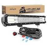 Nilight LED Light Bar 20Inch 288W F
