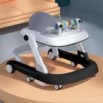 StarAndDaisy Baby Walkers for 6-24 Month Baby Boy Girl/Walker for Kids for 1 Years with Adjustable Height, Musical Tray/WalkerBaby with Brakes Prevant from Falling