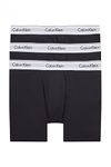 Calvin Klein Men's Boxer Brief 3Pk 000NB2381A, Black (Black/Black/Black), M (Pack of 3)