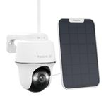 Reolink 4K Solar Security Camera Outdoor Wireless, 355° Pan &140° Tilt, 2.4/5 GHz Wi-Fi, Works with Amazon Alexa, Color Night Vision, Home Hub Compatible, Smart Detection, Argus PT Ultra+Solar Panel