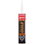 LePage Quad Sealant - Outdoor Caulk for Window, Door & Siding, Permanently Flexible, Water & UV Resistant - 295 ml Cartridge, 1 Pack