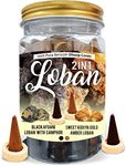 Parag Fragrances Natural Fragrance Dhoop Cones for Home Fragrance and Worship (2 in 1 Loban Cones)