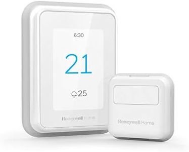 Honeywell Home T9 WiFi Smart Thermostat with 1 Smart Room Sensor, RCHT9610WF, Touchscreen Display, Alexa and Google Assist, C-Wire Required