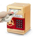 Refasy Money Bank for Kids,Electronic Piggy Bank Money Coin Banks for Chidren Best Toys Gifts for Boys Girls Mini ATM Kid Bank Password Money Saving Box Coin Can for Kid