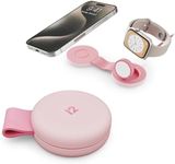 Butterfly SE 2-in-1 Compact Foldable Wireless Travel Charger, 15W MagSafe Duo Charging for iPhone, Airpods, and Apple Watch, Pink