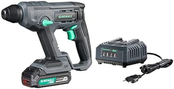 Marca Amazon - Denali by SKIL Kit de Martillo Rotativo, de 18 V (20 V máx), Batería de Litio de 2 Ah y Cargador, Azul