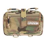 EXCELLENT ELITE SPANKER Tactical Nylon IFAK Pouch Molle Utility Medical kit Bag EMT Pouch EDC Tools Organizer Attaches to Backpack/Tactical Vest/Belt(MC)