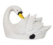 Wonderland Swan Statue Facing Back (Garden Decor, Garden Decoration, Garden Statue, swan Duck Statue, Home Decor, Balcony Decoration, Resin Statue, Gifting, Gift)